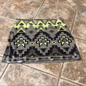 Express sequin skirt